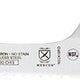 Mercer - Ultimate White 8" Japanese Steel Wavy Edge Offset Bread Knife with Red Handle - M22418RD