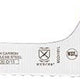 Mercer - Ultimate White 8" Japanese Steel Wavy Edge Offset Bread Knife with Yellow Handle - M22418YL