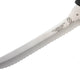 Mercer - Ultimate White - 8" Wavy Edge Offset Bread Knife with Black Handle - M18135BK