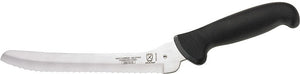 Mercer - Ultimate White - 8" Wavy Edge Offset Bread Knife with Black Handle - M18135BK