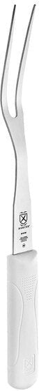 Mercer - Ultimate White® 8" Japanese Steel Fork with White Handle - M18190