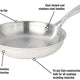 Meyer - 11" SuperSteel Tri-ply Clad Fry Pan - 3514-28-00 (Available February)