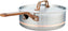 Meyer - 4 L CopperClad 5-Ply Copper Core Stainless Steel Sauté Pan with Lid - 3908-24-04