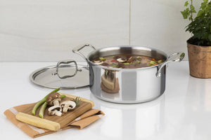 Meyer - 5 L SuperSteel Tri-ply Clad Dutch Oven with Cover - 3507-24-05 (Available March)