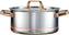 Meyer - 5.1 L CopperClad 5-Ply Copper Core Stainless Steel Dutch Oven with Lid - 3907-24-51