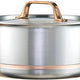 Meyer - 5.1 L CopperClad 5-Ply Copper Core Stainless Steel Dutch Oven with Lid - 3907-24-51