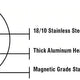 Meyer - 9 L Accolade Series Stock Pot with Lid - 2201-24-09