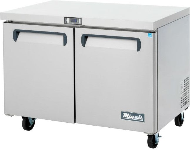 Migali - 115V, 48" Double Under-counter & Work Top Freezer - C-U48F-HC