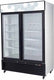 Migali - 115V Double Glass Swinging Doors Merchandiser Refrigerator - C-49RM-HC