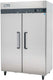 Migali - 115V Top Mount Double Solid Door Reach-In Freezer - C-2F-HC