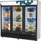 Migali - 115V Triple Glass Door Merchandiser Freezer - C-72FM-HC