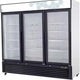 Migali - 115V Triple Glass Swinging Door Merchandiser Refrigerator - C-72RM-HC