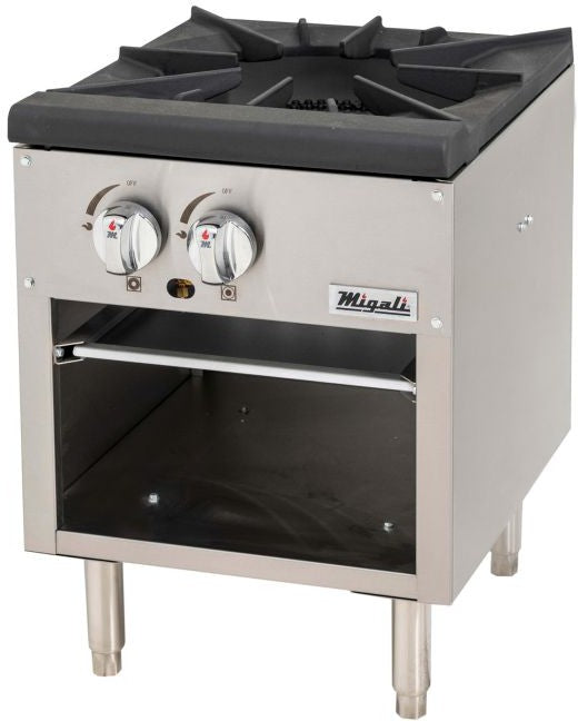 Migali - 18", 1 Gas Burner Stock Pot Stove - C-SPS-1-18