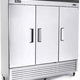 Migali - 208-230/115V Bottom Mount Triple Door Reach-In Freezer - C-3FB