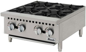 Migali - 24”, 4 Gas Burner Hot Plate - C-HP-4-24