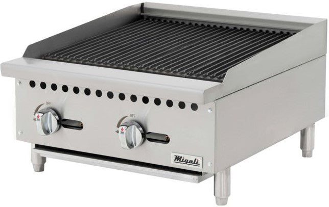 Migali - 24″, 70,000 BTU Stainless Steel Radiant Broiler - C-RB24