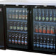 Migali - 48" Two Section Back Bar Cooler with Two Glass Door - C-BB48G-HC