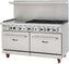 Migali - 6 Natural Gas Burner Range With 24