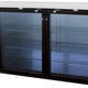 Migali - 60" Two Section Back Bar Cooler with Two Glass Door - C-BB60G-HC