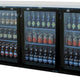 Migali - 72" Three Section Back Bar Cooler with Three Glass Door - C-BB72G-HC