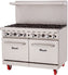 Migali - 8 Liquid Propane Burner Range With 2 Ovens - C-RO8-LP