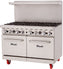 Migali - 8 Natural Gas Burner Range With 2 Ovens - C-RO8-NG