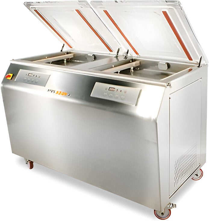 MiniPack - 208V Three Phase Floor Model Double Chamber VacSmart Vacuum Sealer- MV52DV208/3PH