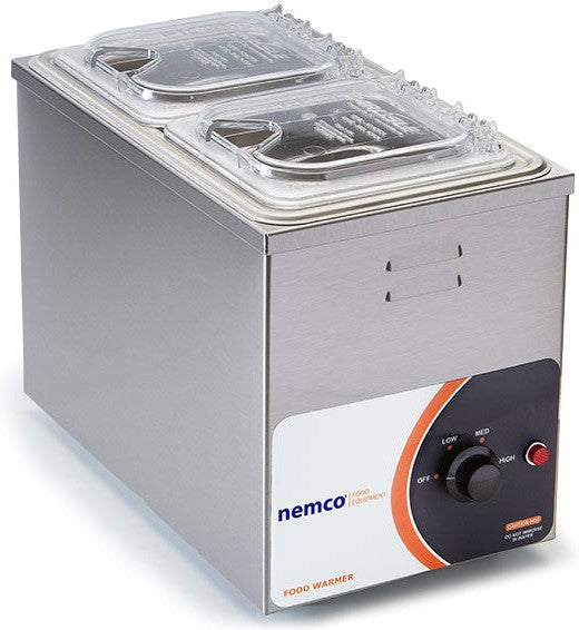 Nemco - 120V 1/3 Size Single Well Countertop Food Warmer or Rethermalizer - 6145