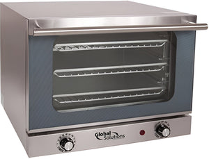 Nemco - 120V 1/4 Size Electric Convection Oven with Manual Controls and Single Deck - GS1200