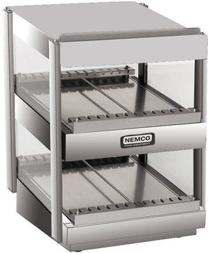 Nemco - 120V 18" Slanted Double Shelf Merchandiser - 6480-18S