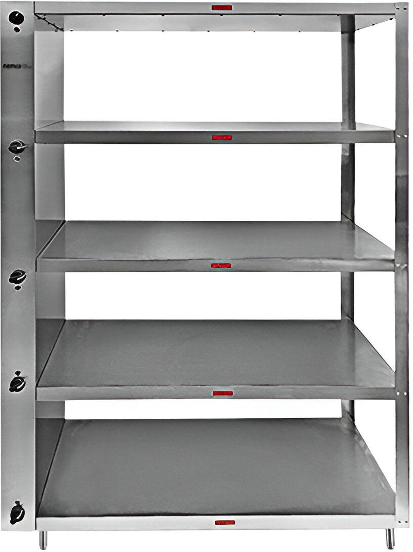 Nemco - 120V 4-Shelf Stainless Steel Heated To-Go Shelf - 6302-4