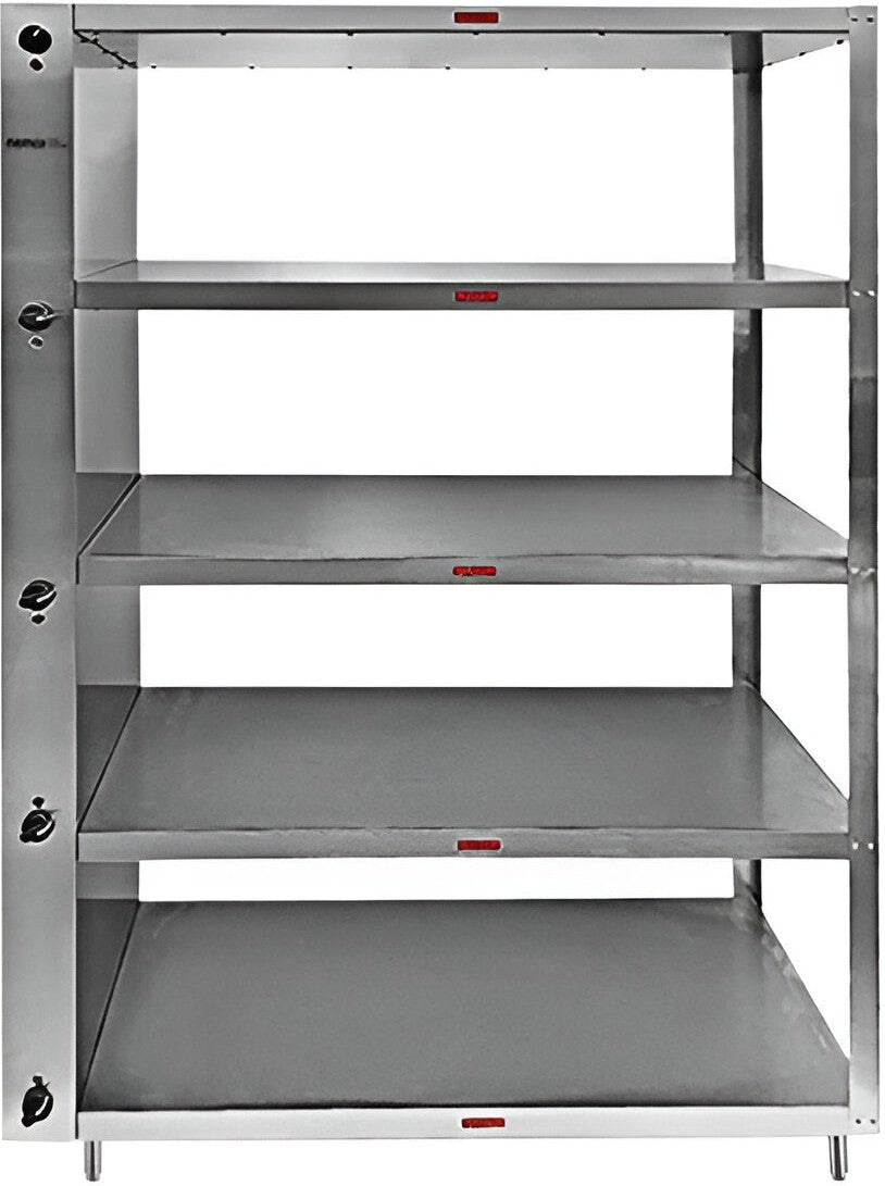 Nemco - 120V 5-Shelf Stainless Steel Heated To-Go Shelf - 6302-5