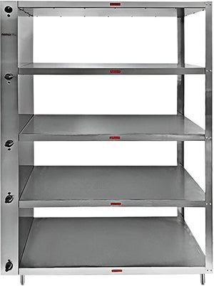 Nemco - 120V 5-Shelf Stainless Steel Heated To-Go Shelf - 6302-5