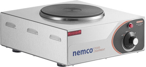 Nemco - 120V Electric Countertop Hot Plate with 1 Solid Burner - 6310-1