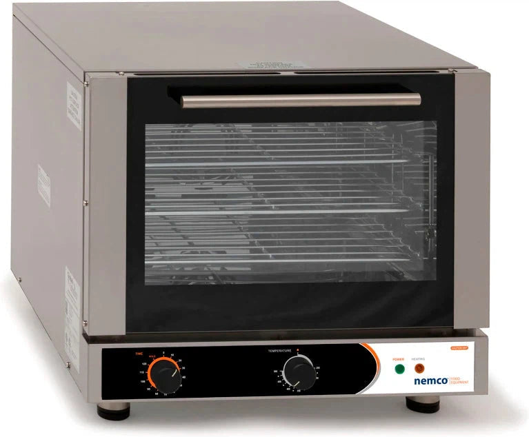 Nemco - 120V Half-Size Countertop Convection Oven with 3 Pans - 6220-17