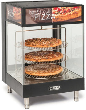 Nemco - 120V Heated Countertop Pizza Merchandiser with Four 18" Racks - 6422