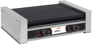 Nemco - 120V Hot Dog Roller Grill with GripsIt Non-Stick Coating with 27 Hot Dog Capacity - 8027SX