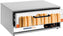 Nemco - 120V Moist Heat Hot Dog Bun Warmer for 8018 Series Roller Grills with 24 Buns Capacity - 8018-BW