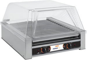 Nemco - 120V Narrow Hot Dog Roller Grill with 45 Hot Dog Capacity - 8045N