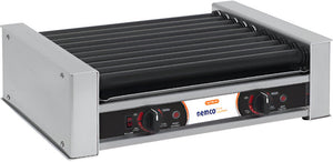 Nemco - 120V Narrow Hot Dog Roller Grill with GripsIt Non-Stick Coating with 45 Hot Dog Capacity - 8045SXN