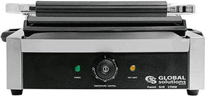 Nemco - 120V Panini / Sandwich Grill with Smooth Plates with 13" x 8.5" Cooking Surface - GS1620