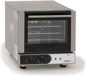 Nemco - 120V Quarter-Size Countertop Convection Oven with 4 Pans - 6240