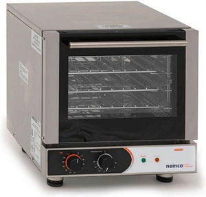 Nemco - 120V Quarter-Size Electric Convection Oven with Manual Controls and Single Deck - GS1130