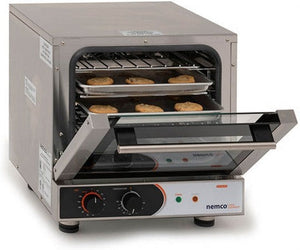 Nemco - 120V Quarter-Size Electric Convection Oven with Manual Controls and Single Deck - GS1130