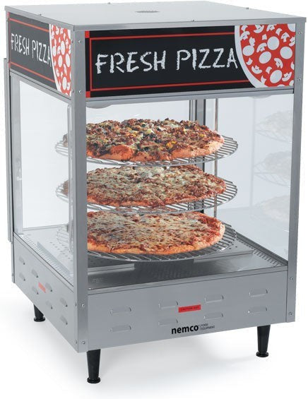 Nemco - 120V Rotating 4-Tiered Pizza Merchandiser 12" Racks - 6450-4