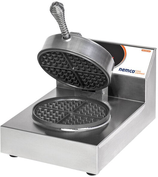 Nemco - 120V SilverStone Non-Stick Single Waffle Maker - 7000A-S