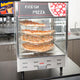 Nemco - 120V Single Door Rotating 4-Tier Pizza Merchandiser with 18" Racks - 6452