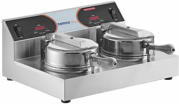 Nemco - 120V Waffle Cone Maker with Double Grid - 7030A-2