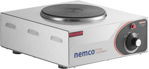 Nemco - 240V Electric Countertop Hot Plate with 1 Solid Burner - 6310-1-240