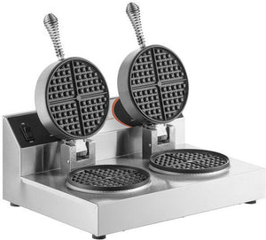 Nemco - 240V SilverStone Non-Stick Dual Waffle Maker - 7000A-2S240